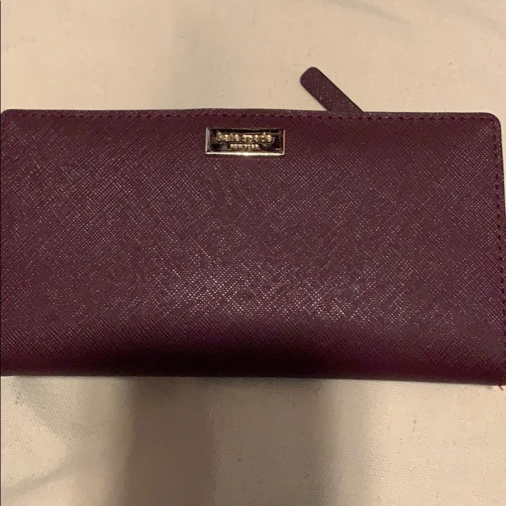 Burgundy Kate Spade ♠️ Wallet .....$115